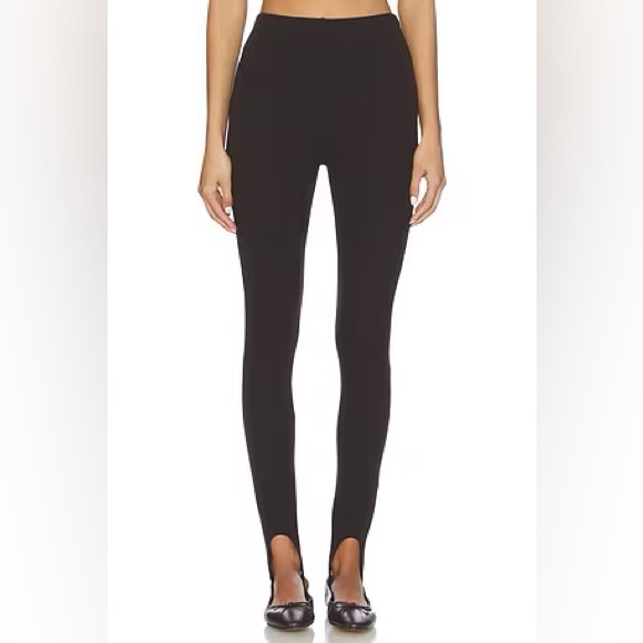 LESET Pants - LESET Rio Stirrup Pant in Chocolate Size XS